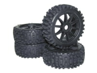 Reely 1:8 Buggy Komplette hjul Big Core 10 eger Lajittelu 4 kpl