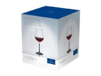 Villeroy & Boch 1137988110, Punaviinilasi, Samppanjalasi, Kristalli, Lasi, Musta, Läpinäkyvä, 470 ml, 9,6 cm