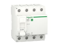 SCHNEIDER ELECTRIC Resi9 XP RCD/HPFI vikavirtasuojakytkin 4P 40A 30mA luokka A 72mm 72mm