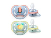 Philips AVENT ultra air SCF085/12 tuttiosa, Perinteinen vauvantutti, Hampaita hoitava, Silikoni, Poika/tyttö, Konepesunkestävä