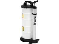 Yato YT-07087, Käsikäyttöinen öljynvaihtopumppu, 9 L, 5 mm, 6 mm, 1 koukku(a), Valkoinen
