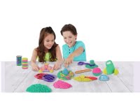 Kinetic Sand Ultimate Sandisfying Set, Lasten taikahiekka, 3 vuosi/vuosia, Vaaleanpunainen, Sinivihreä, Keltainen