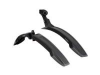 ZÉFAL Mudguard Deflector M60 set 26 - 29 Black MTB, Technopolymer resin with dual material spoiler, On steerer tube