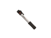 ZÉFAL Mini pump Air Profil Switch 7 bar/100 psi Black/Silver Presta/Schrader/Dunlop, Telescopic MTB pump with flexible connection and lock