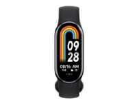 Xiaomi Smart Band 8, Klipsillä kiinnitettävä/rannekeaktiivisuusmittari, 4,11 cm (1.62), AMOLED, Musta, Grafiitti