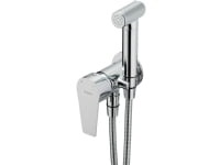 Concealed bidet mixer with bidetta shower head