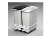 Kuljetusvaunu Durabin Trolley Duo, 2 jäteastialle, 60 L