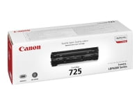 Canon 725, 1600 sivua, Musta, 1 kpl