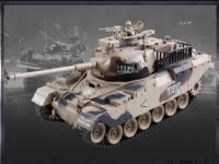 ZEGAN U.S. M60 kauko-ohjattava Airsoft-tankki 1:18
