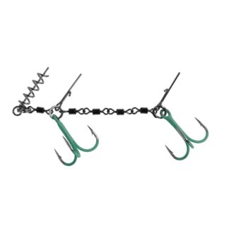 Mikado Jaws Double EVO Stinger Fluo valmisstinger rigi 1/0