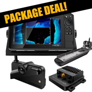 Lowrance HDS Live 9 + Active Target livepaketti viistoanturilla
