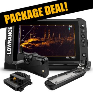 Lowrance Elite FS 9 + Active Target livepaketti 2-in-1 viistoanturilla