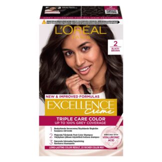 L"Oréal Paris Excellence Crème – 2 Black-Brown
