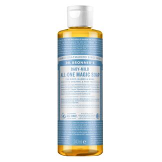 Dr. Bronner 18-In-1 Unscented Baby Mild Pure Castile Soap 240 ml