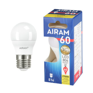 Led-lamppu Airam E14 Long, 2700K, 8 W / 806 lm
