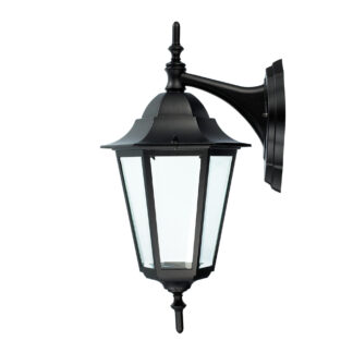 Seinävalaisin Airam Kartano Down, E27, Musta