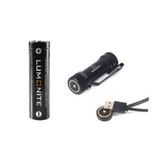 Latausputki LUMONITE Tube, Latausputki + Akku + USB-latausjohto