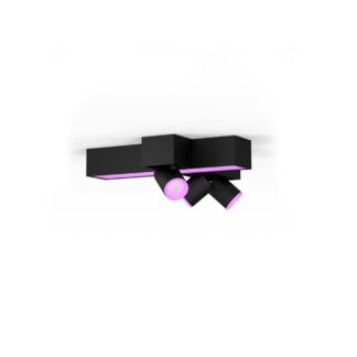 Kattovalaisin Philips Hue Centris Triple Cross WCA, GU10, Musta