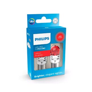 LED-poltinpari Philips Ultinon Pro6000, BAY15d / Punainen