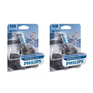 Halogeenipolttimo PHILIPS WhiteVision ultra, 35W, H8, 2 kpl