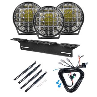 Lisävalo Purelux 9110 UNLIMITED Gen4 - Pyöreä / 23 cm / 175W, 3 kpl - Täydellinen setti