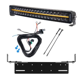 Lisävalo Purelux Black Boost C560 Gen3 - Kaareva / 56 cm / 200W / Ref. 50, 1 kpl - Täydellinen setti uppoasennustelineellä