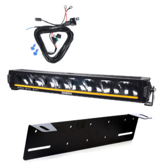 Lisävalo Purelux Road Curve C550 - Kaareva / 55 cm / 120W / Ref. 40, 1 kpl - Täydellinen setti kilpitelineellä