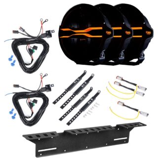 Lisävalo Strands FOR9T Dragon Drive 9 - Pyöreä / 23 cm / 142W, 3 kpl - Täydellinen setti