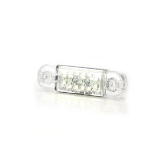 Huomiovalo /Äärivalo Strands Side Marker Slim, 12 LED, Valkoinen