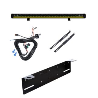 Lisävalo Strands Siberia XP SRC 22 - kaareva / 56 cm / 107W, 1 kpl - Täydellinen setti kilpitelineellä