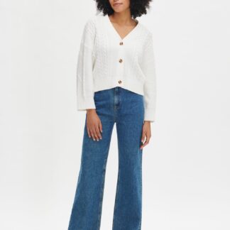 Nanso COLETTA neuletakki - luonnonvalkoinen