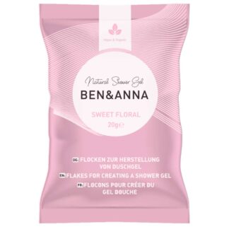 Ben & Anna Shower Gel Flakes Suihkugeelihiutaleet Sweet Floral 2x20g