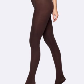 Nanso RECYCLED OPAQUE 80 den sukkahousut - ruskea