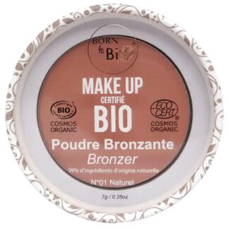 Born to Bio Organic Bronzing Powder Aurinkopuuteri 7g - Natural