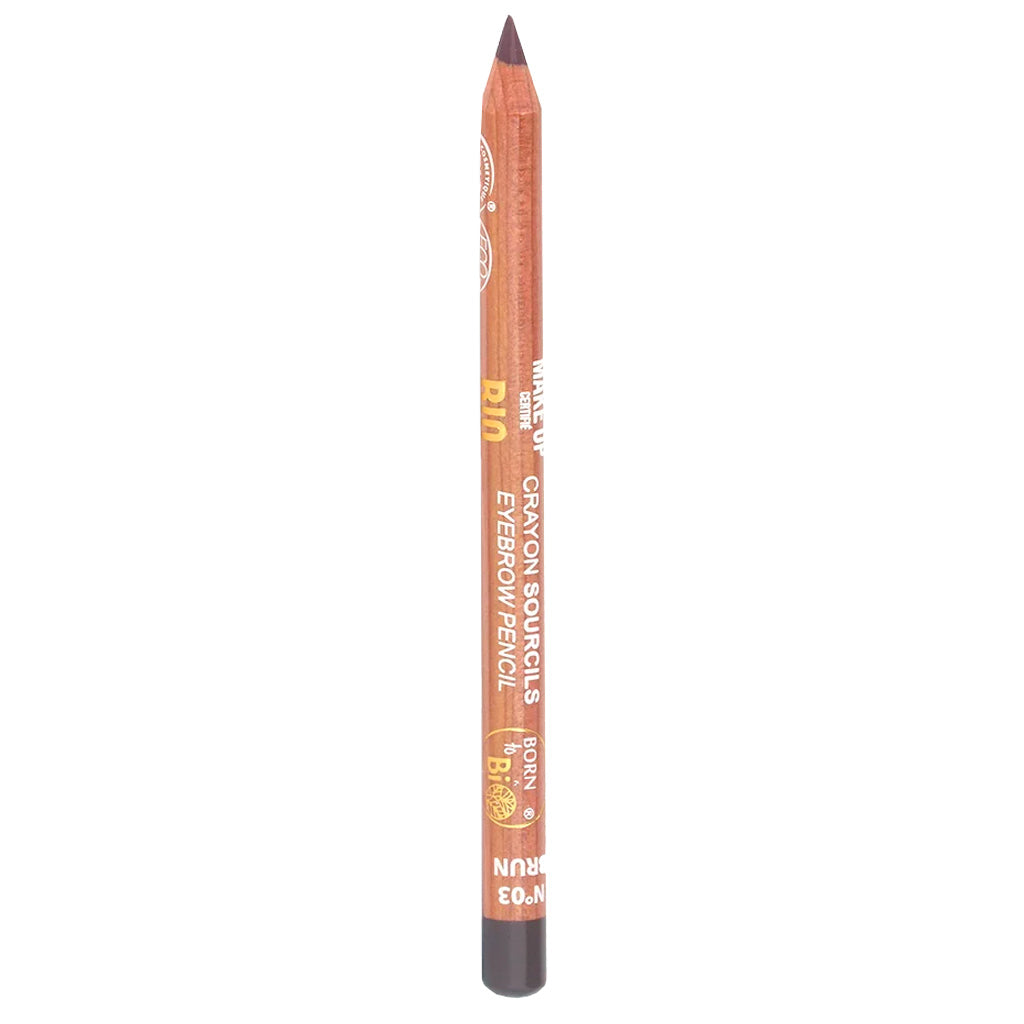 Born to Bio Organic Eyebrow Pencil - Kulmakynä 1,14g - Brun