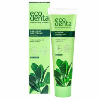Ecodenta Brilliant Whitening Toothpaste Valkaiseva Fluorihammastahna 100ml