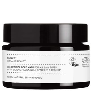 Evolve Organic Beauty Bio-Retinol Gold Mask Kasvonaamio Matkakoko 30ml