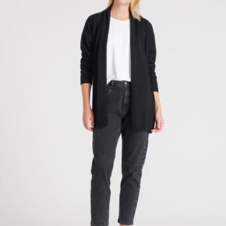 Nanso VILLIS lyhyt neuletakki - musta