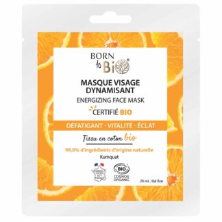 Born to Bio Invigorating Blood Orange Face Mask Elvyttävä Kangasnaamio 20ml