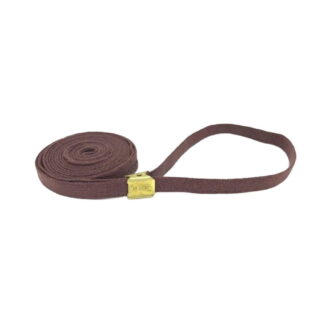 Näyttelytalutin Resco Slide Clip Cordo Hyde, 10 mm x 152 cm (Vaaleanruskea)