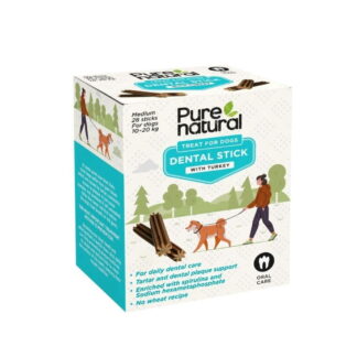 Säästöpakkaus Purenatural Dental Stick purutikut 28 kpl (M)