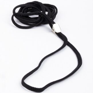 Näyttelyhihna Show Dog, musta (10 mm x 110 cm)