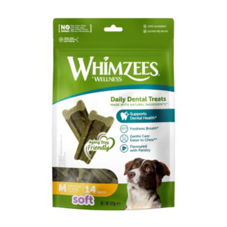 Whimzees Soft Purutikkupakkaus (M)