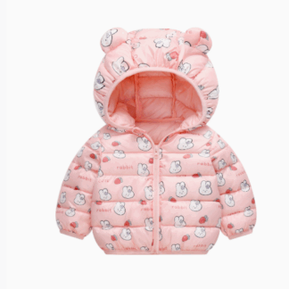 Mini FashionTM - Lasten hupullinen kevyttoppatakki