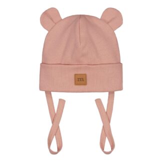 Rib Bear Beanie -Pipo | Wild Rose - 2-6M