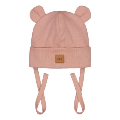 Rib Bear Beanie -Pipo | Wild Rose - 2-6M