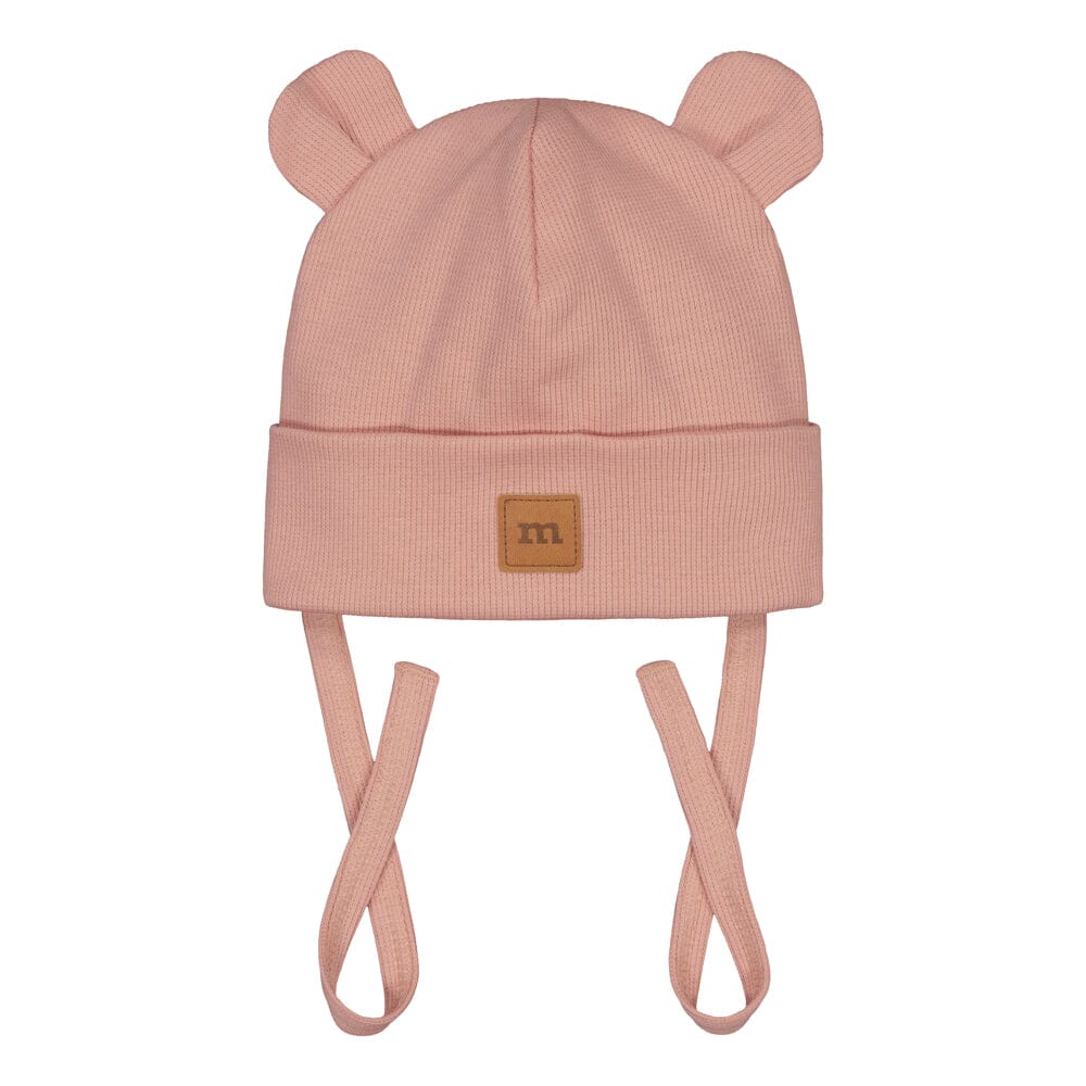 Rib Bear Beanie -Pipo | Wild Rose - 2-6M