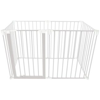 Top Safe 2-in-1 Lemmikkiportti / Pentukehä, Valkoinen