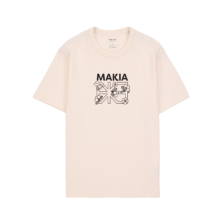 Makia Bee T-Shirt - Miehet - Valkoinen