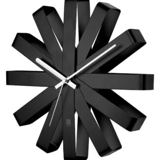 Umbra Ribbon seinäkello musta 30 cm